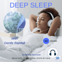Deep sleep meditation with Gentle rainfall 60 minutes