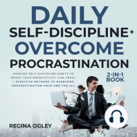 Daily Self-Discipline + Overcome Procrastination 2-in-1 Book