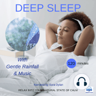 Deep sleep meditation Gentle rain fall & Music 120 minutes