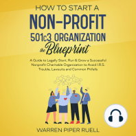 How to start a NON-PROFIT 501C3 organization. The Blueprint
