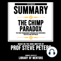 Extended Summary Of The Chimp Paradox - The Mind Management Program For Confidence, Success And Happiness