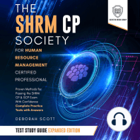 The SHRM CP Society for Human Resource Management Certified Professional Test Study Guide - Expanded Edition