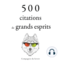 500 citations de grands esprits