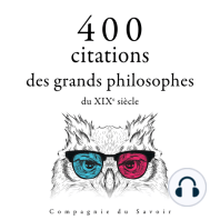 400 citations des grands philosophes du XIXe siècle