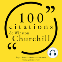 100 citations de Winston Churchill