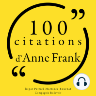 100 citations d'Anne Frank