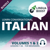 Learn Conversational Italian Volumes 1 & 2 Bundle