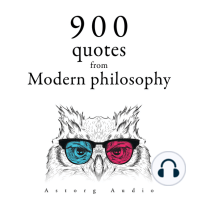 900 Quotations from Modern Philosophy