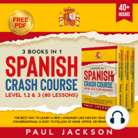 Spanish Crash Course 3 Books in 1