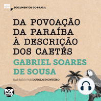 Da povoação da Paraíba à descrição dos Caetés