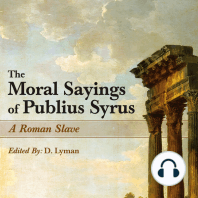 The Moral Sayings of Publius Syrus