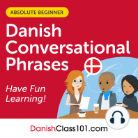 Conversational Phrases Danish Audiobook