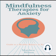 Mindfulness Therapies for Anxiety