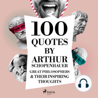 100 Quotes by Arthur Schopenhauer