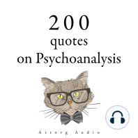 200 Quotes on Psychoanalysis