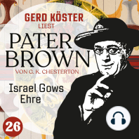 Israel Gows Ehre - Gerd Köster liest Pater Brown, Band 26 (Ungekürzt)