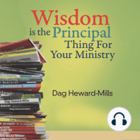 Wisdom is the Principal thing for your Ministry
