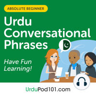 Conversational Phrases Urdu Audiobook