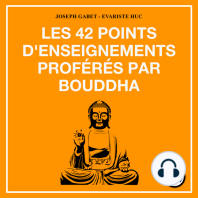 Les 42 points d'enseignements proférés par Bouddha