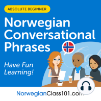 Conversational Phrases Norwegian Audiobook