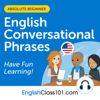 Conversational Phrases English Audiobook