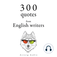 300 Quotes from English Writers