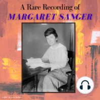 A Rare Recording of Margaret Sanger