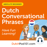Conversational Phrases Dutch Audiobook
