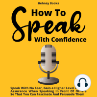 How To Speak With Confidence