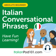 Conversational Phrases Italian Audiobook