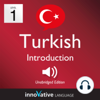 Learn Turkish - Level 1 Introduction to Turkish, Volume 1