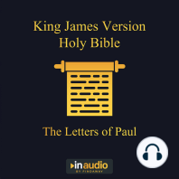 King James Version Holy Bible - The Letters of Paul