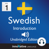 Learn Swedish - Level 1 Introduction to Swedish, Volume 1