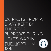 Extracts from a Diary Kept by the Rev. R. Burrows during Heke's War in the North, in 1845