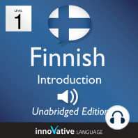 Learn Finnish - Level 1 Introduction to Finnish, Volume 1