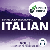 Learn Conversational Italian Vol. 3