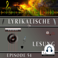 Lyrikalische Lesung Episode 54