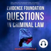 Evidence Foundation Questions in Criminal Law