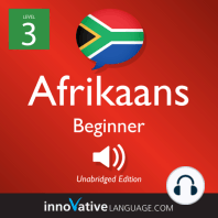 Learn Afrikaans - Level 3