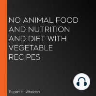 No Animal Food and Nutrition and Diet with Vegetable Recipes