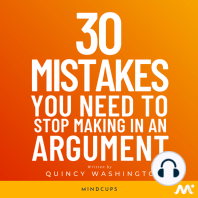 30 Mistakes You Need To Stop Making In An Argument