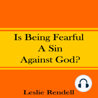 Is Being Fearful A Sin Against God