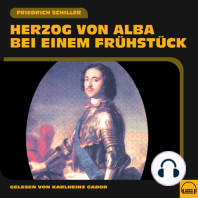 Herzog von Alba bei einem Frühstück