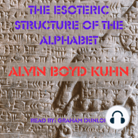 The Esoteric Structure of the Alphabet