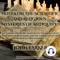 Notes on the Scientific and Religious Mysteries of Antiquity