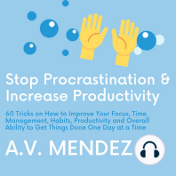 Stop Procrastination & Increase Productivity