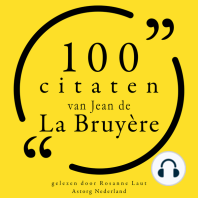 100 citaten van Jean de la Bruyère