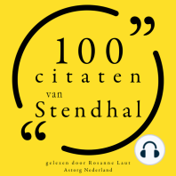 100 citaten van Stendhal