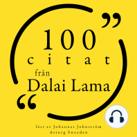 100 citat från Dalaï Lama