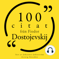 100 citat från Fyodor Dostojevski